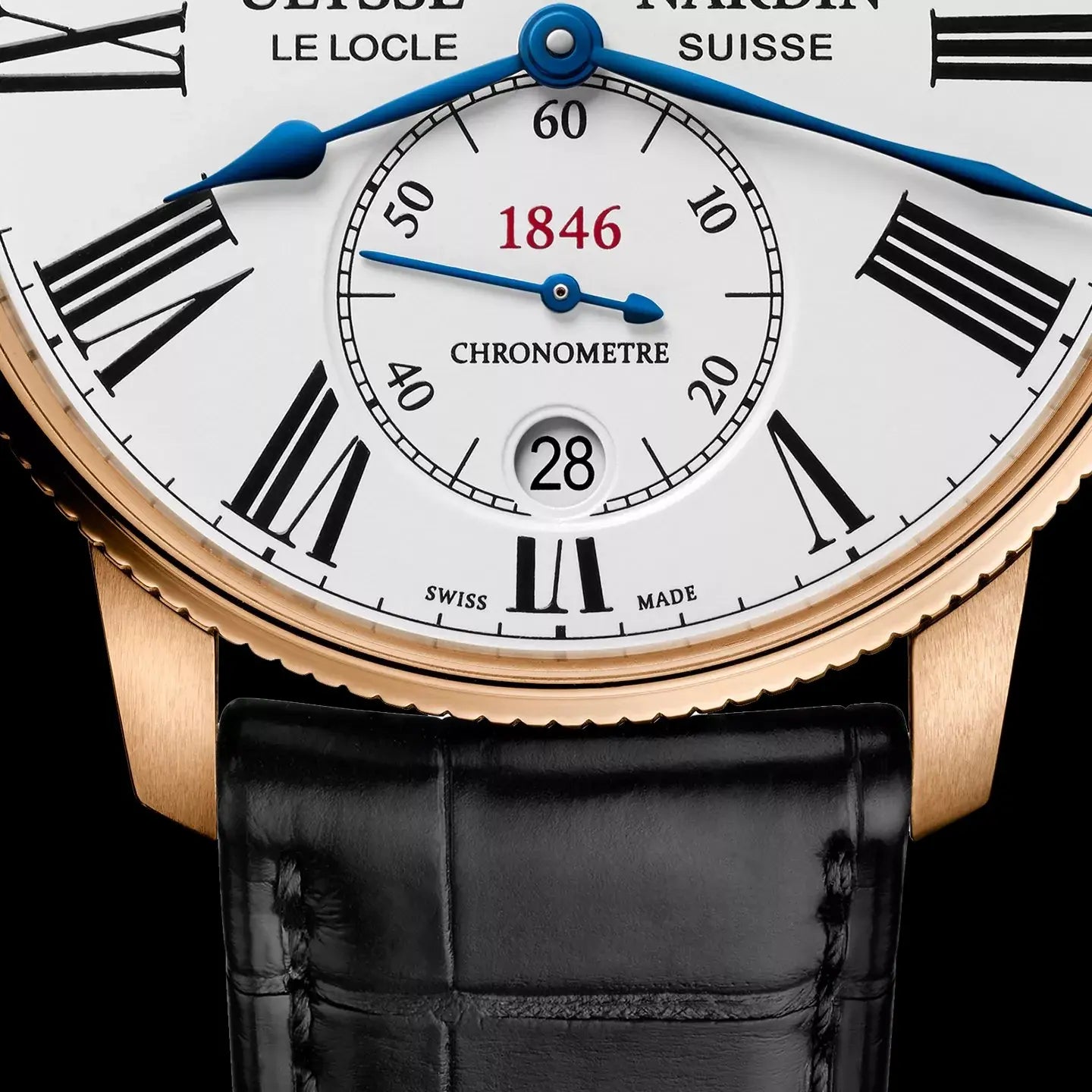 Watch in rose gold Marine Torpilleur Ulysse nardin