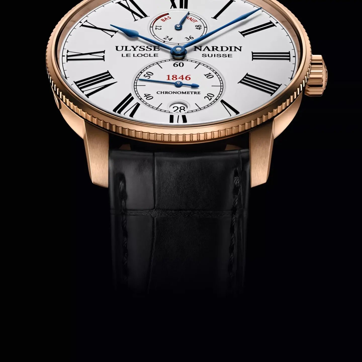 Orologio in oro rosa Marine Torpilleur Ulysse nardin
