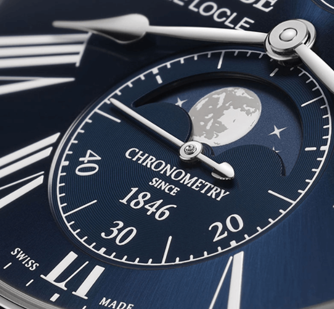 Orologio in acciaio Marine Torpilleur Moonphase Ulysse nardin