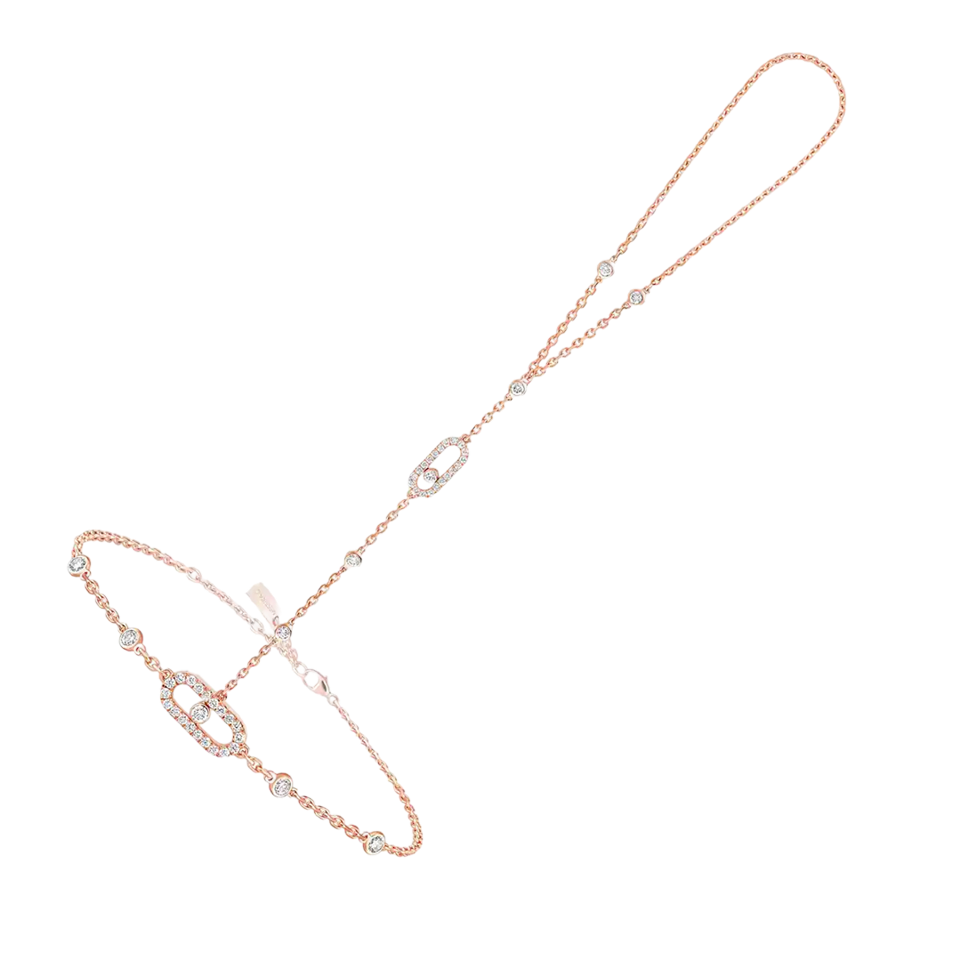 Bracelet in rose gold Move Uno Bracelet Messika