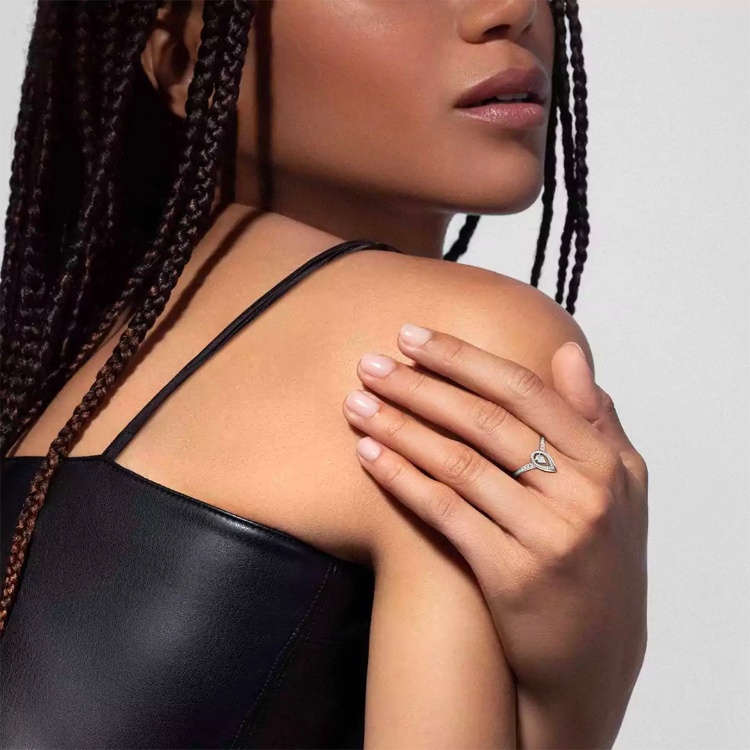 Ring in white gold Fiery Ring Messika
