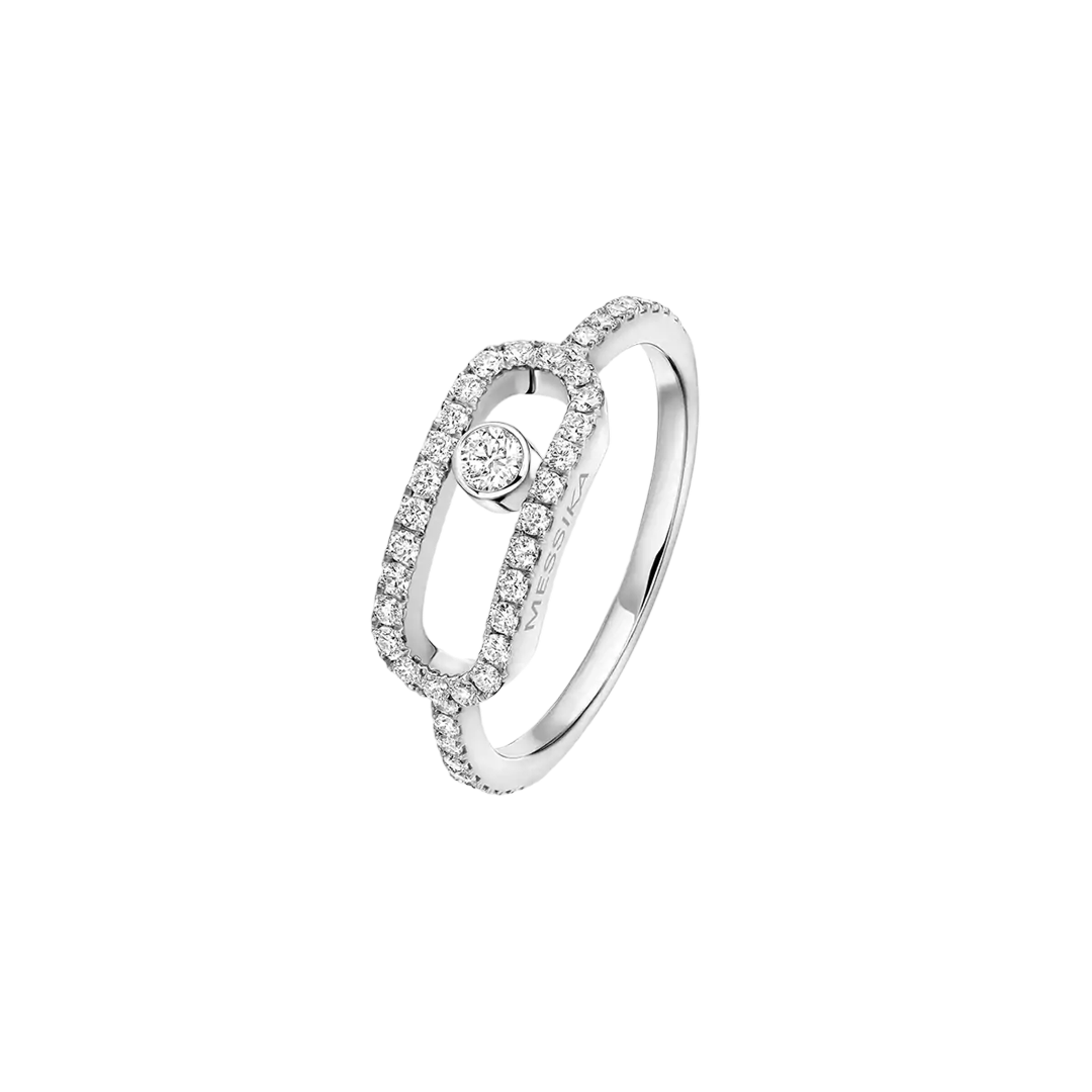 Ring in white gold Move Uno Ring Messika