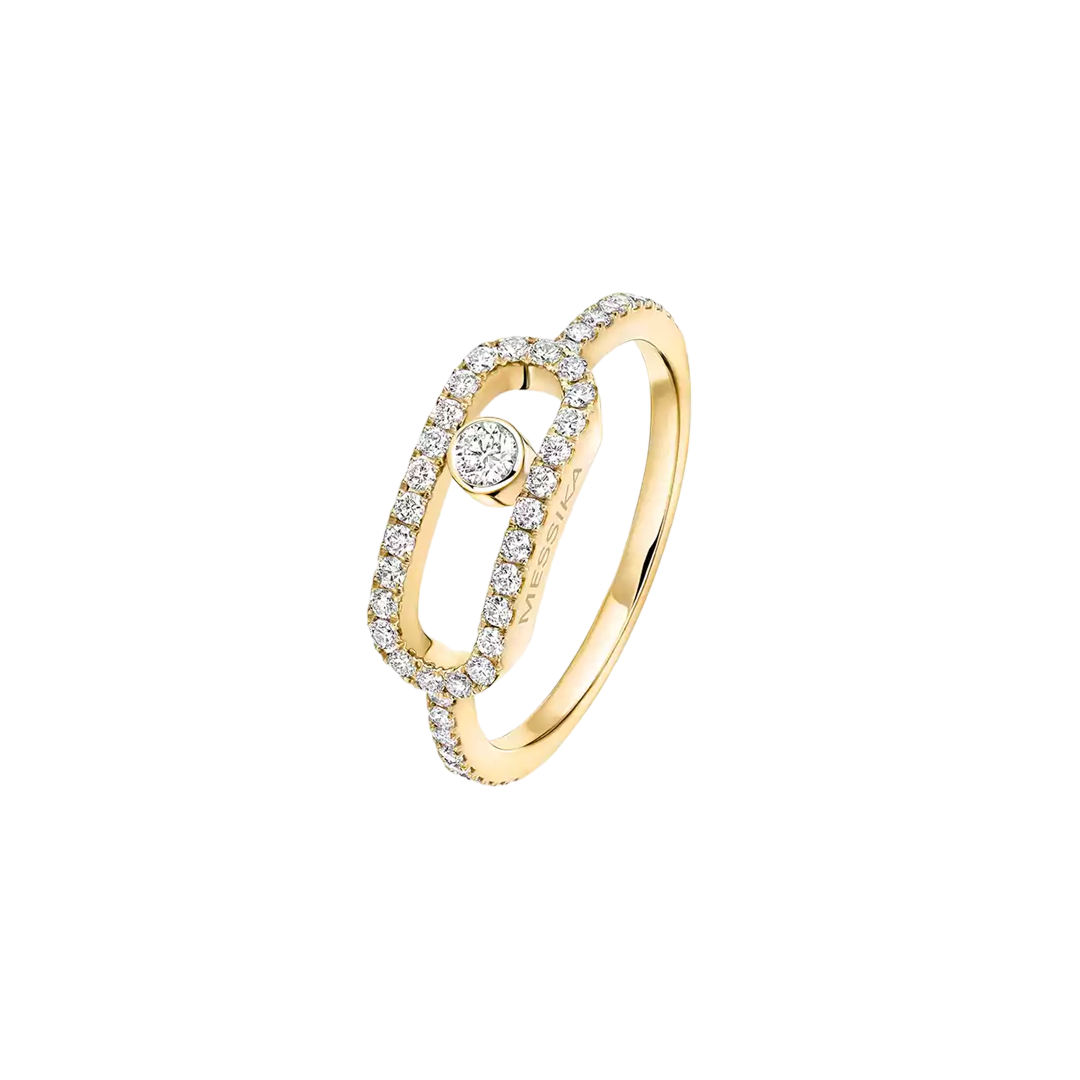 Ring in white gold Move Uno Ring Messika