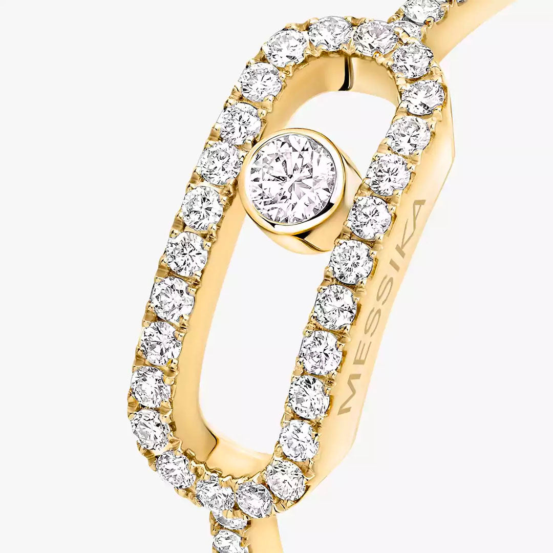 Ring in white gold Move Uno Ring Messika