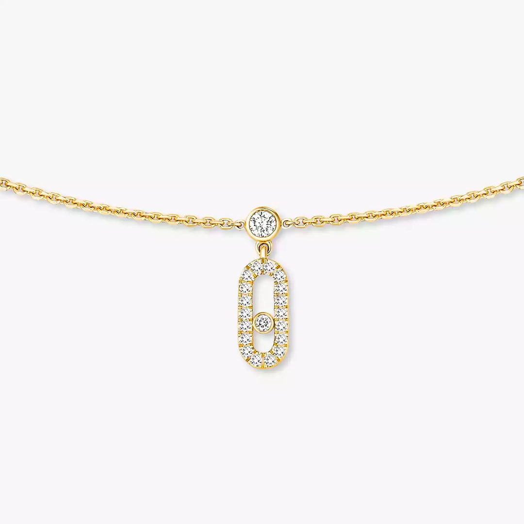 Gioiello in yellow gold Move Uno Necklace Messika