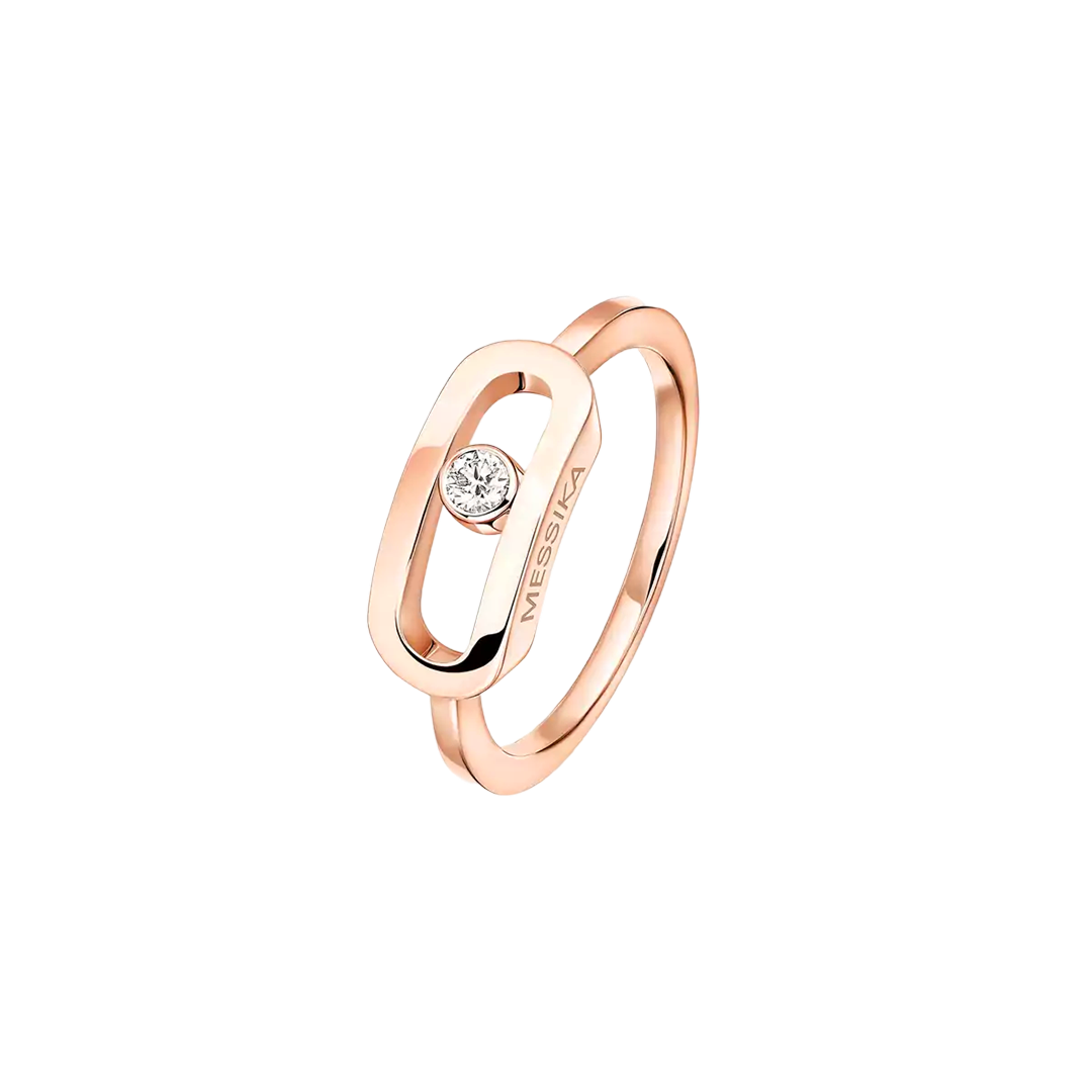 Ring in rose gold Move Uno Ring Messika