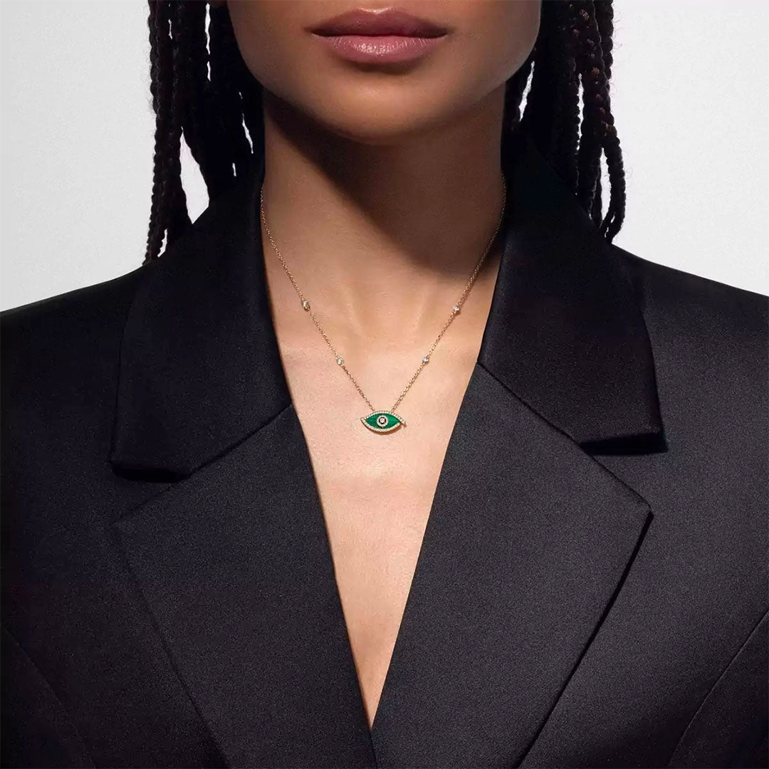 Gioiello in yellow gold Lucky Eye Necklace Messika