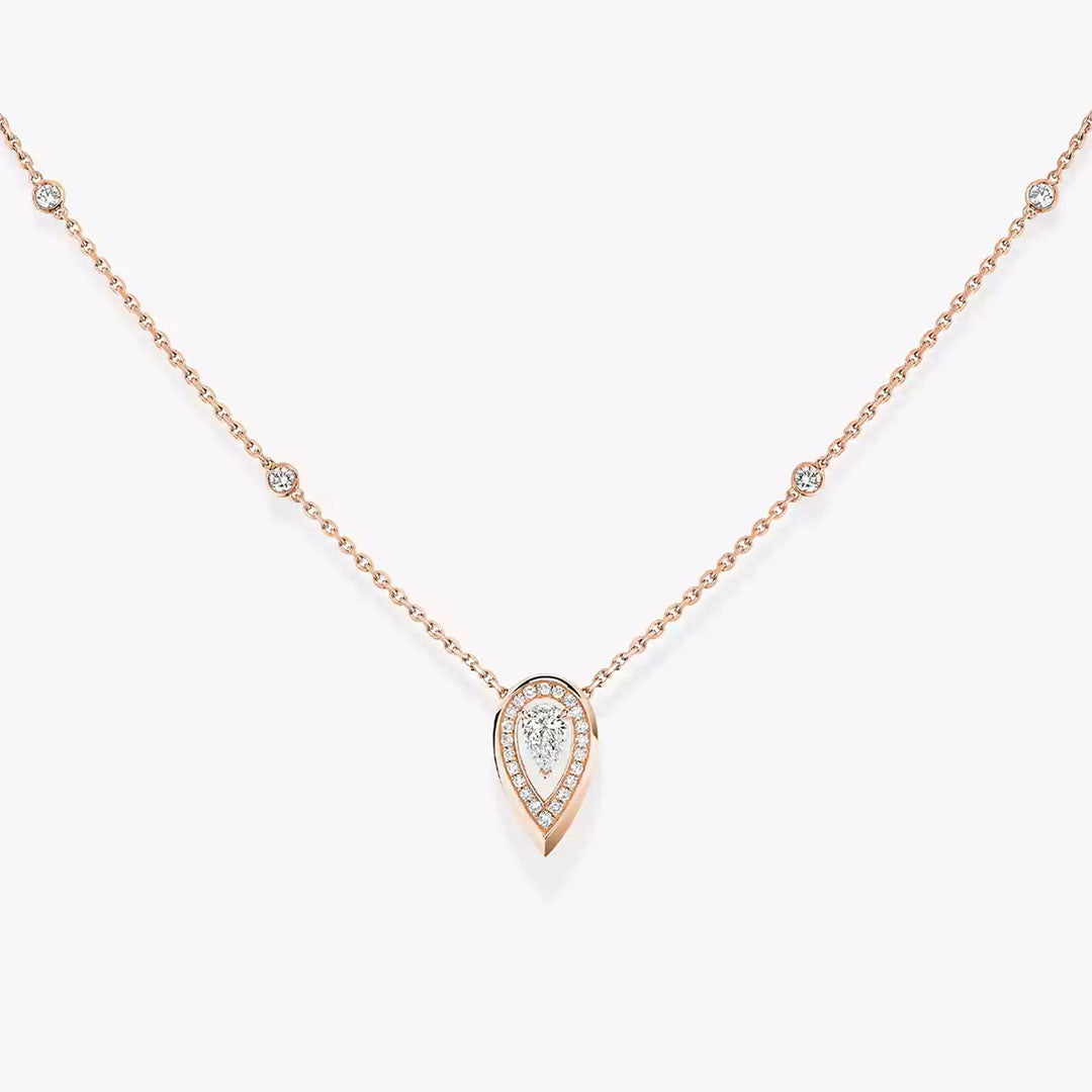 Gioiello in oro rosa Collana Fiery Messika