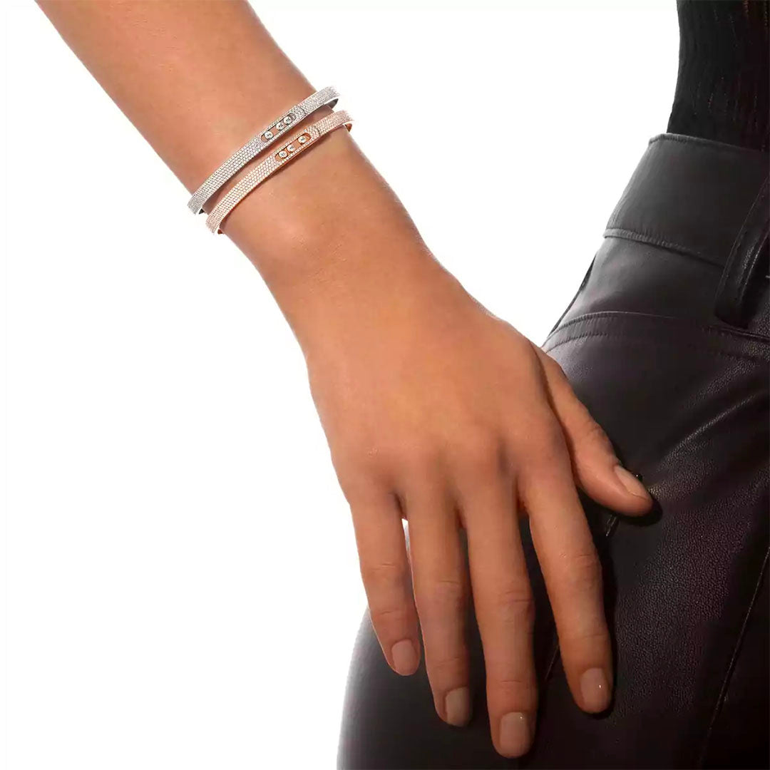 Gioiello in oro rosa Bracciale Move Noa Messika