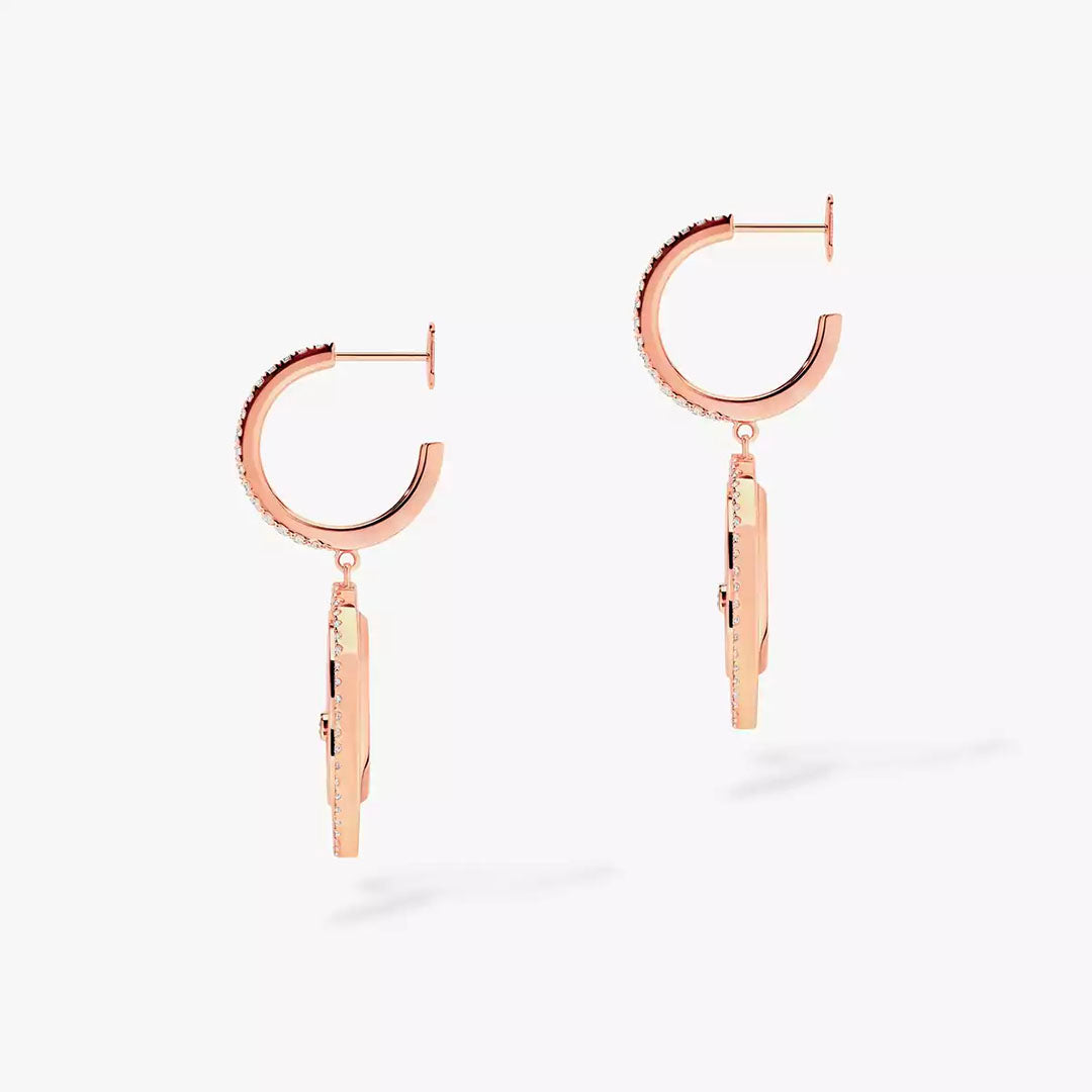 Earrings in rose gold Lucky Move Earrings Messika