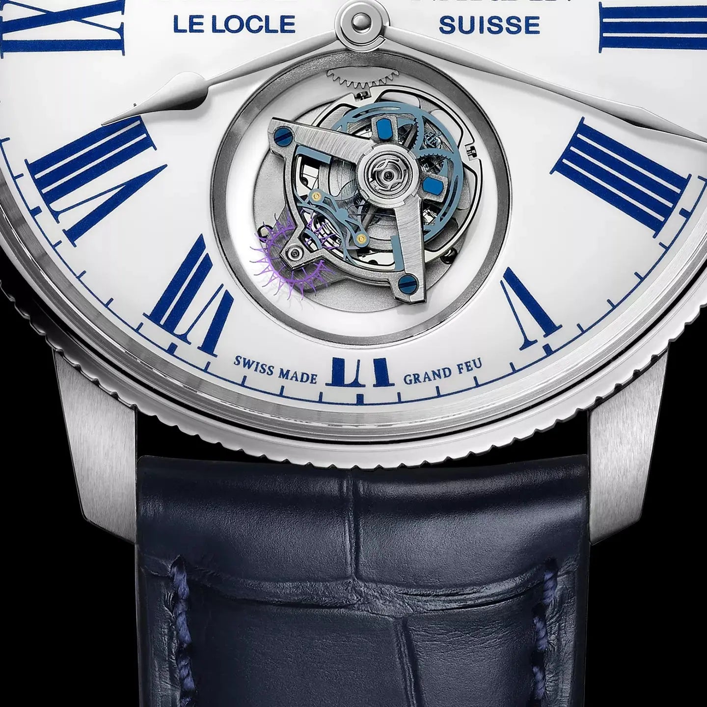 Orologio in acciaio Marine Torpilleur Tourbillon Ulysse nardin