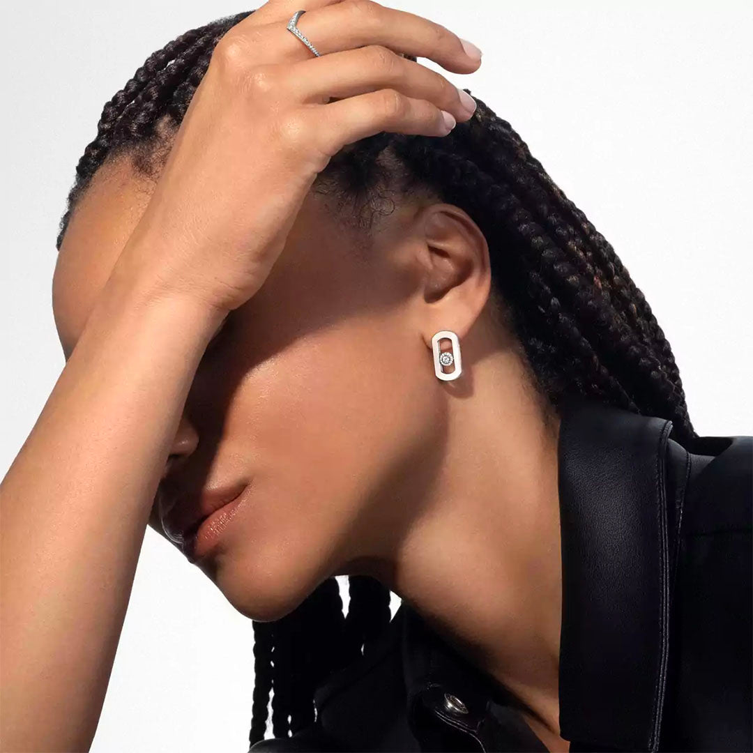Earrings in white gold So Move Earrings Messika
