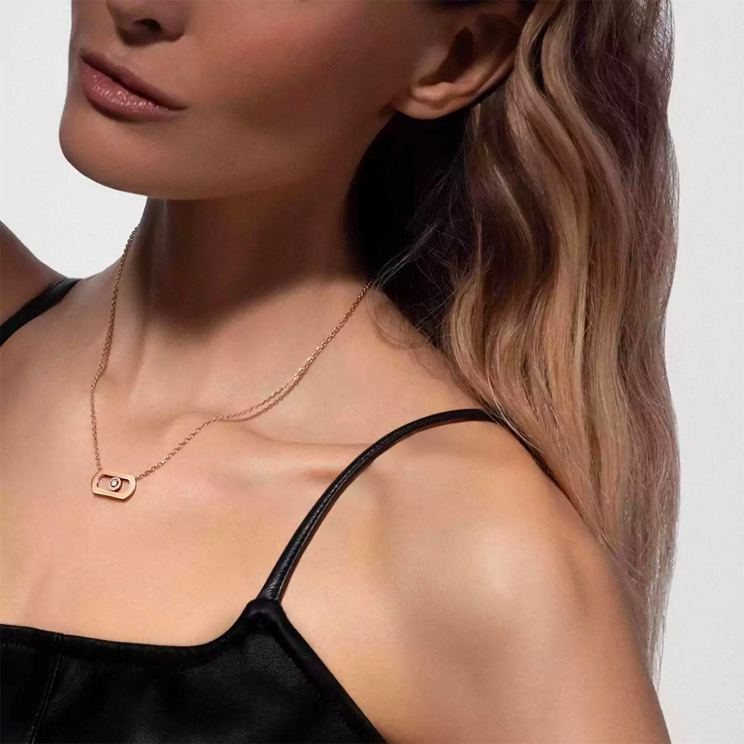 Gioiello in oro rosa Collana So Move Messika