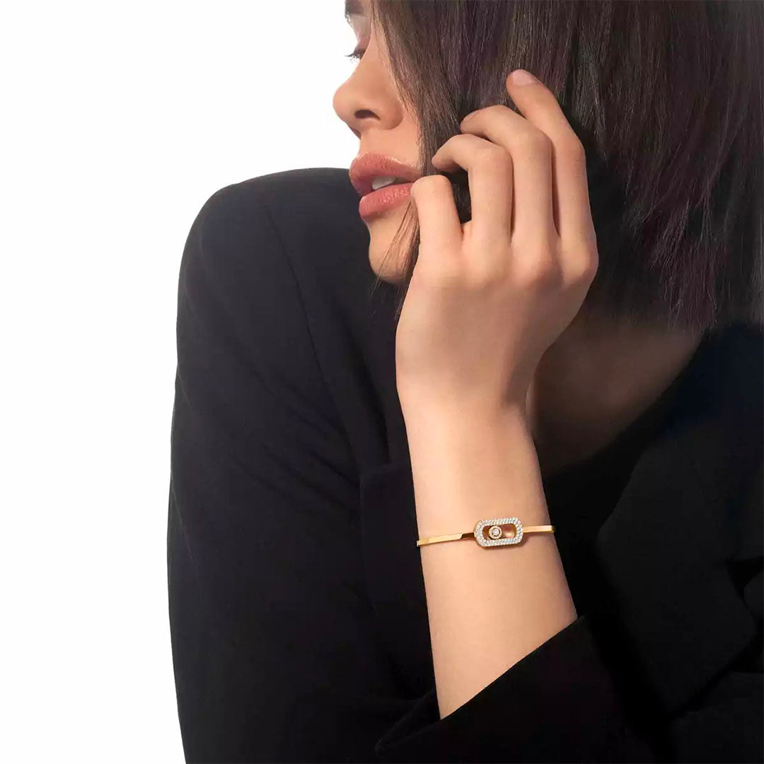Bracelet in yellow gold So Move Bracelet Messika