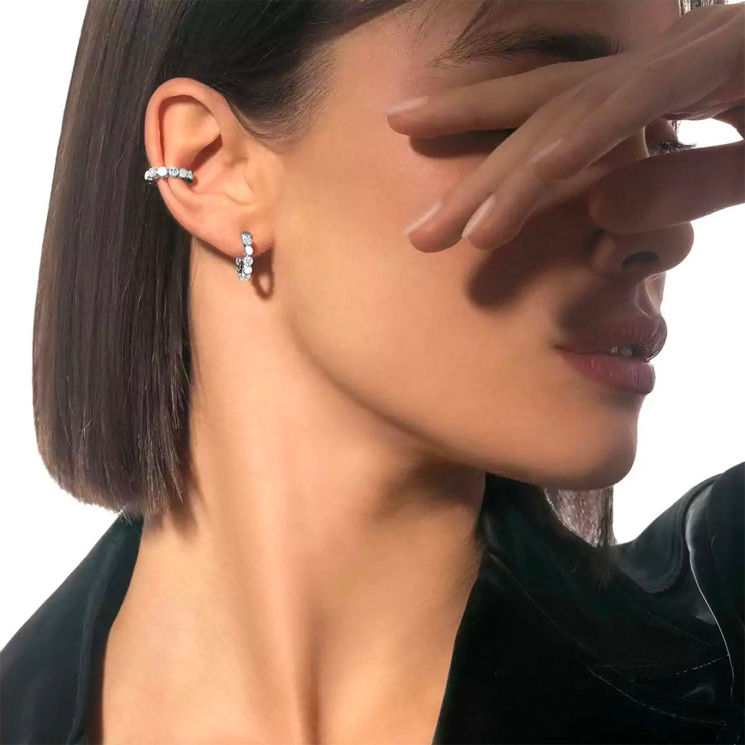 Earrings in white gold  D-Vibes Earrings Messika