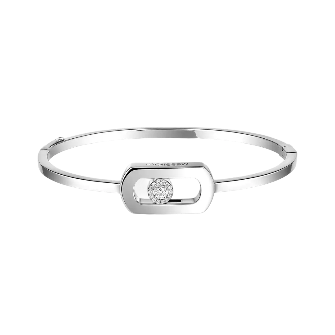 Gioiello in oro bianco Bracciale So Move Messika