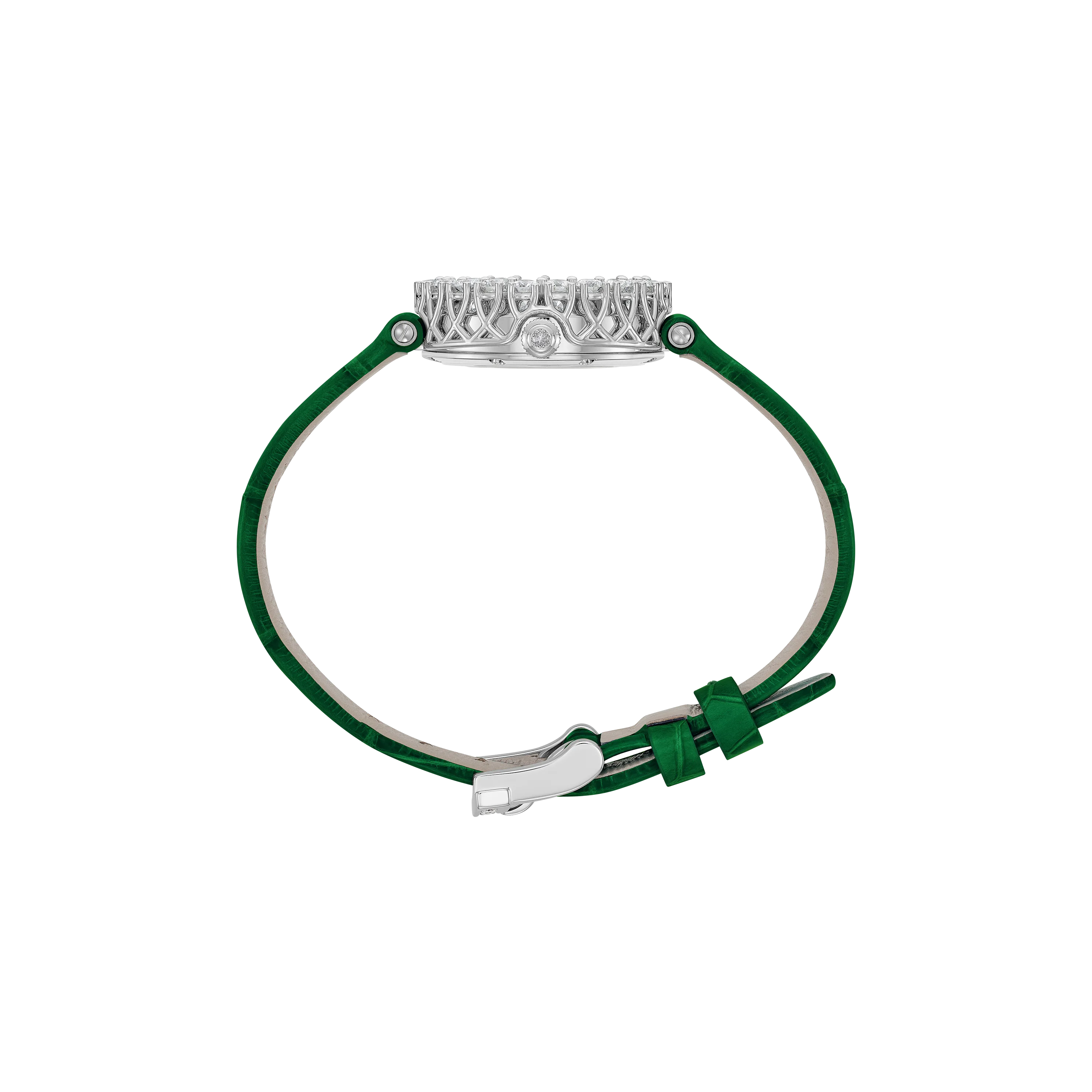 Watch in oro etico bianco L'Heure Du Diamant Round Chopard