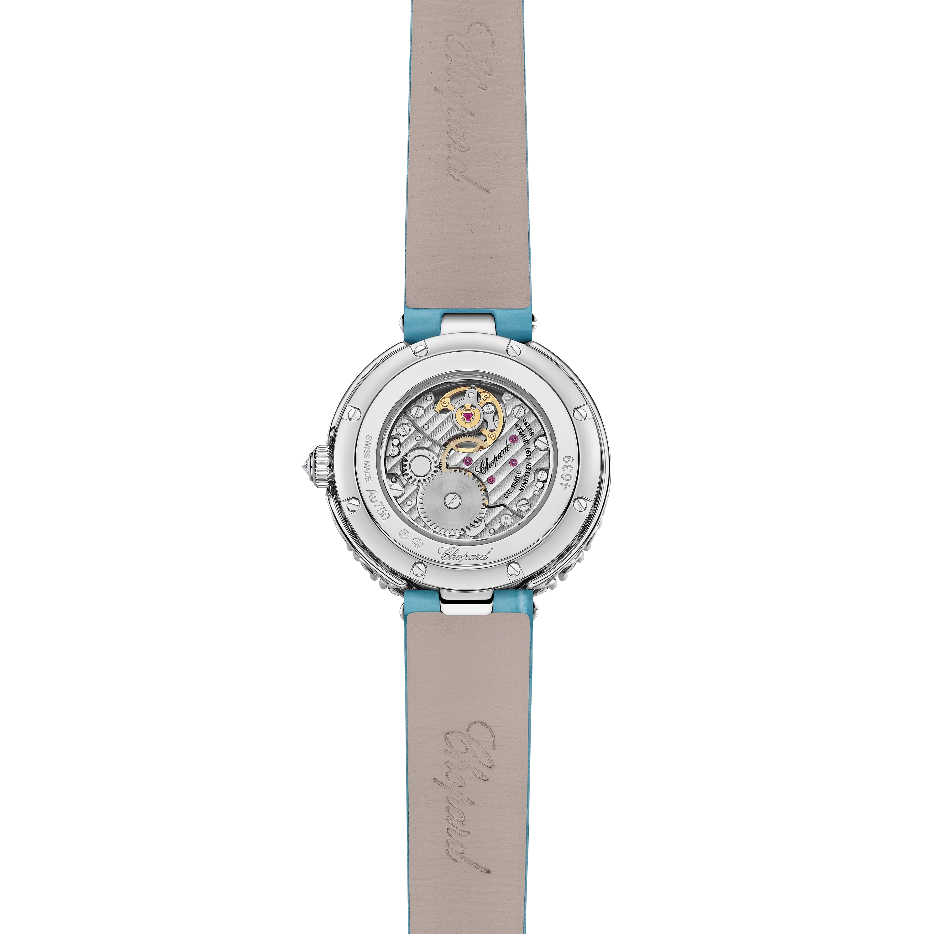 Watch in oro etico bianco L'Heure Du Diamant Round Chopard