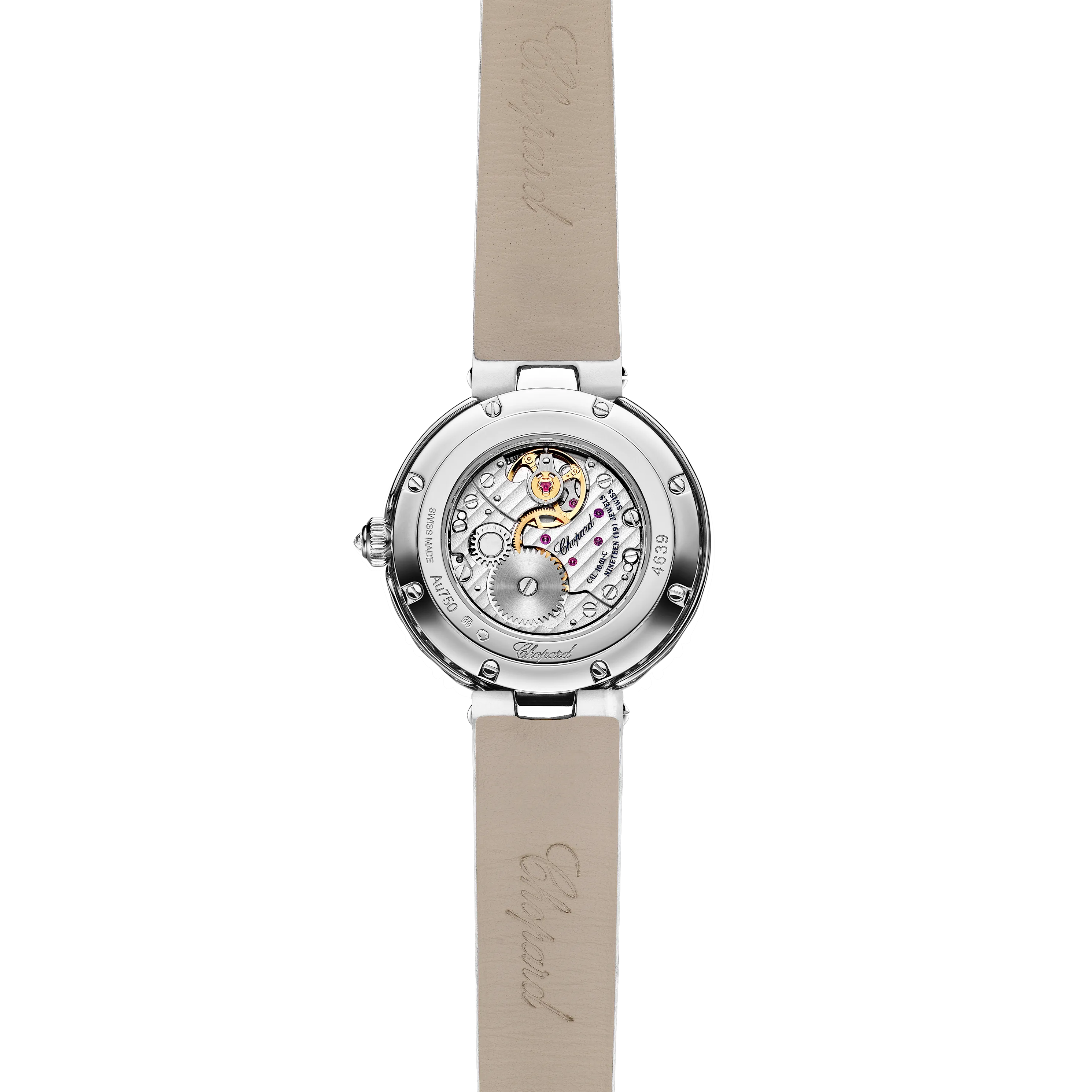 Watch in oro etico bianco L'Heure Du Diamant Round Chopard