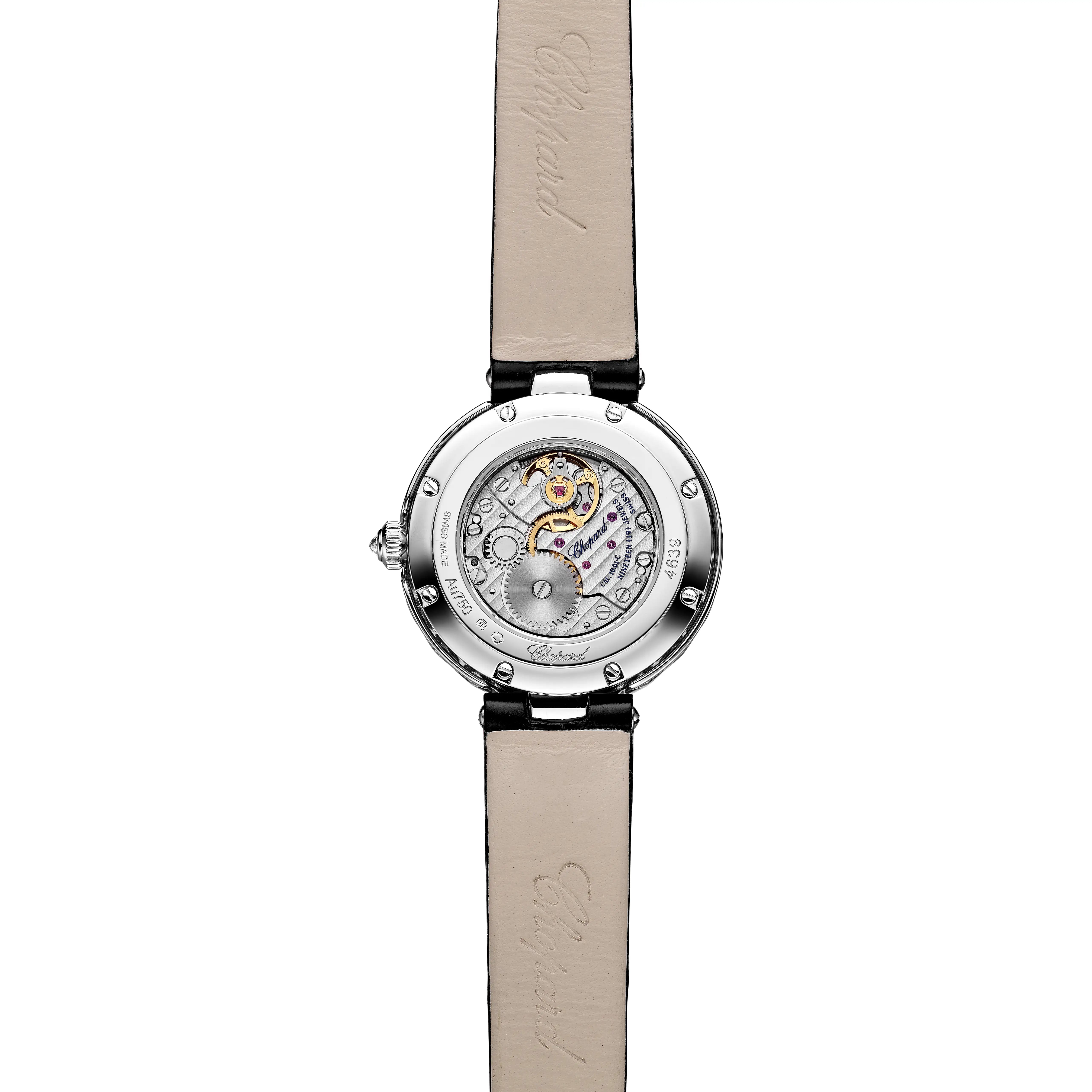 Orologio in oro etico bianco L'Heure Du Diamant Round Chopard