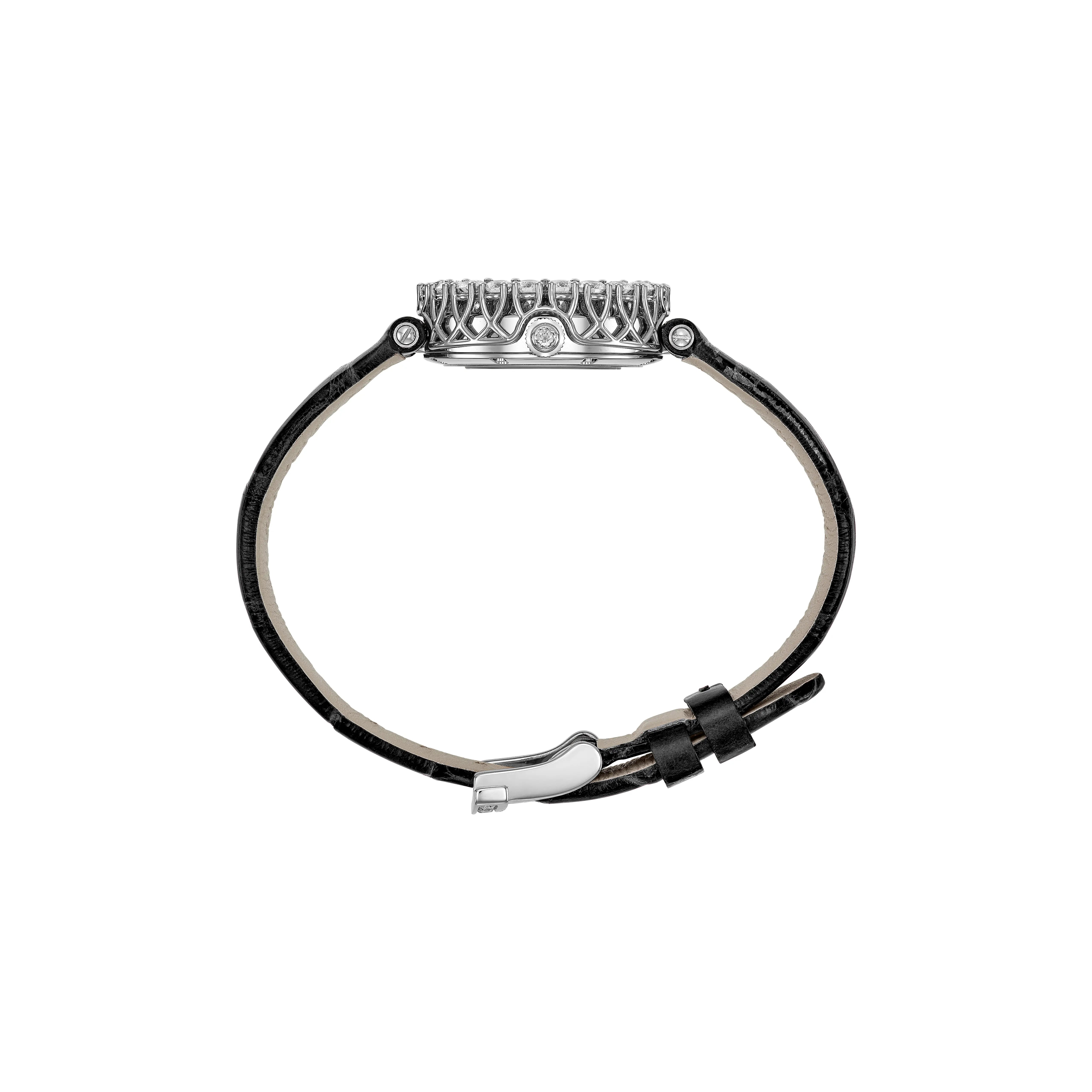 Watch in oro etico bianco L'Heure Du Diamant Round Chopard