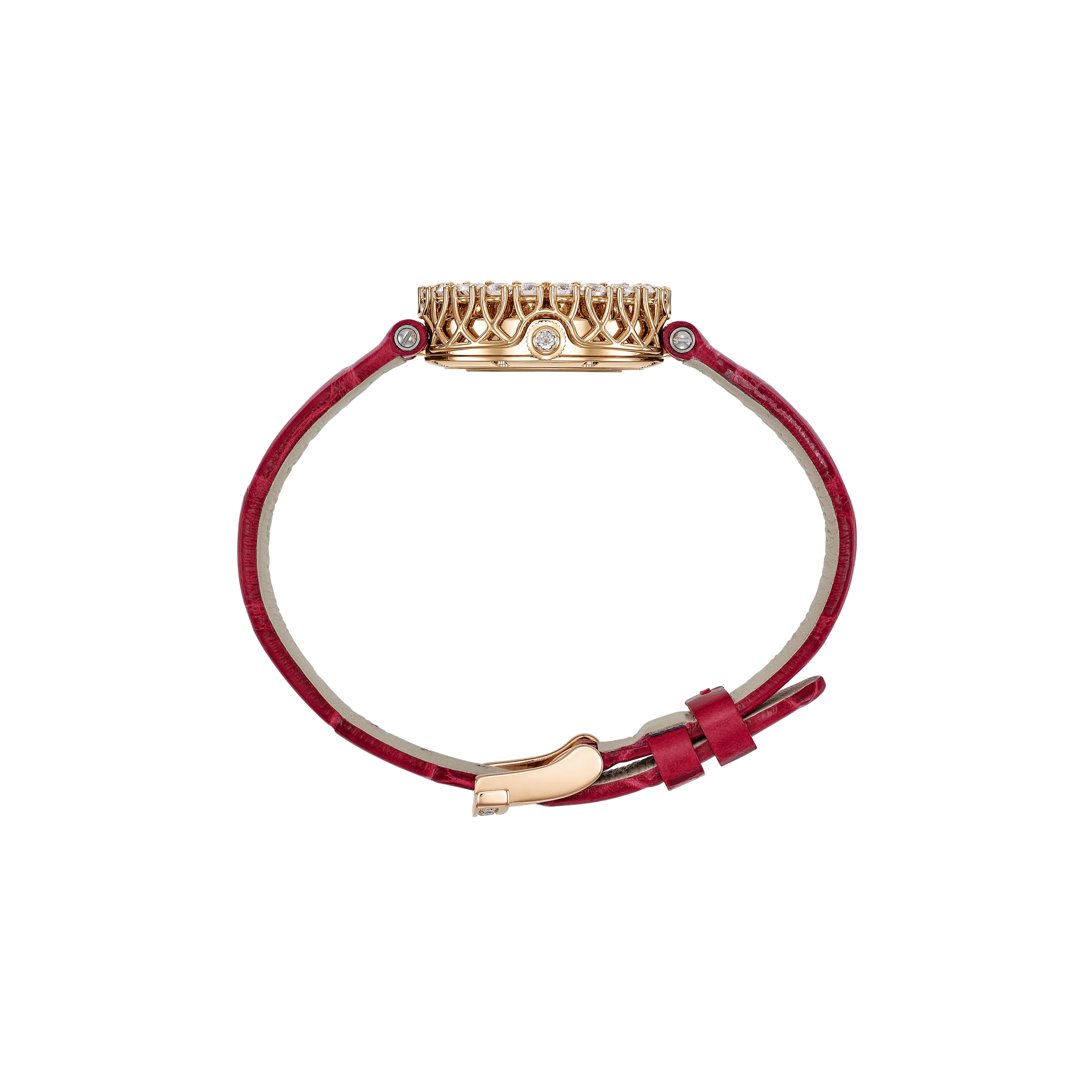 Watch in rose gold L'Heure Du Diamant Round Chopard