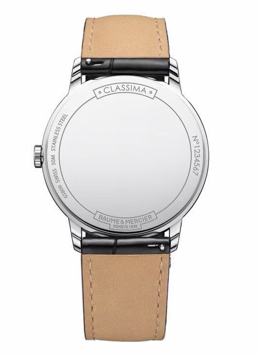 Watch in steel Classima Baume et mercier