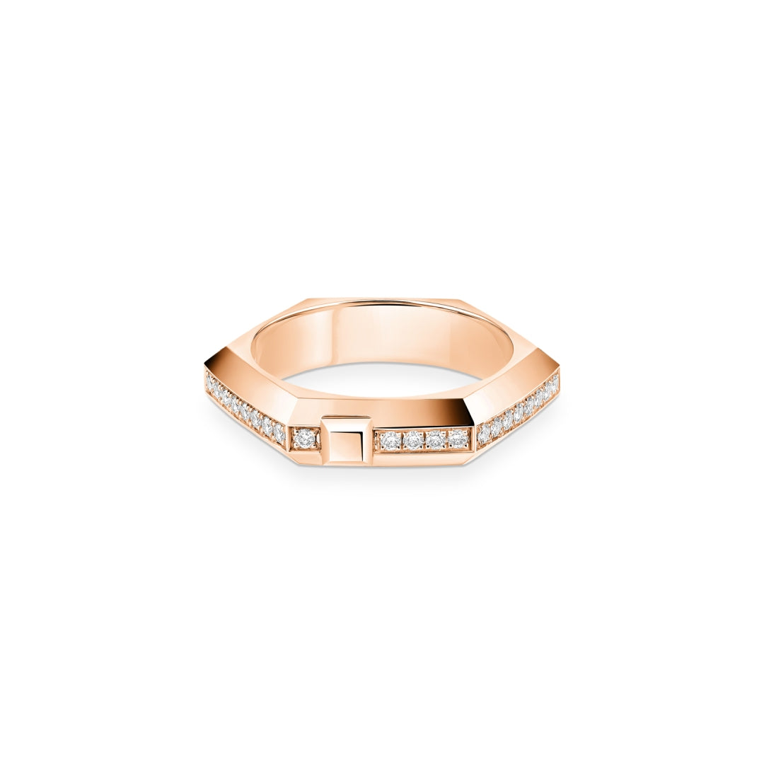 Ring in rose gold Moderniste Ring Messika