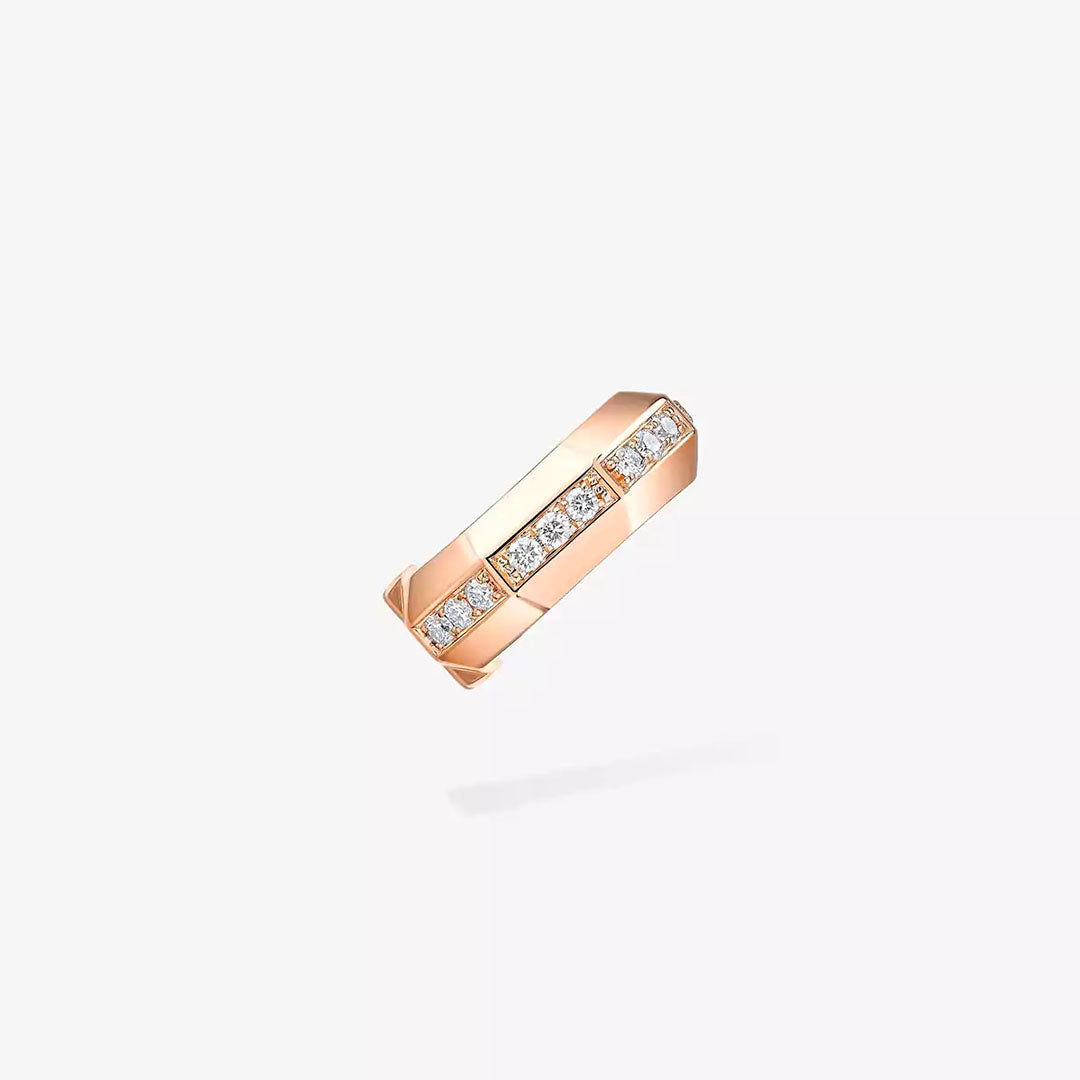 Gioiello in oro rosa Orecchino Moderniste Messika