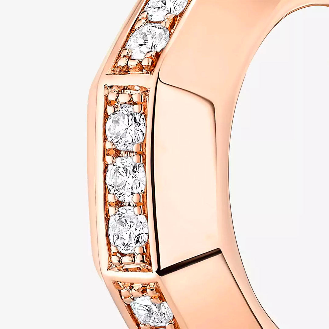 Gioiello in oro rosa Orecchino Moderniste Messika