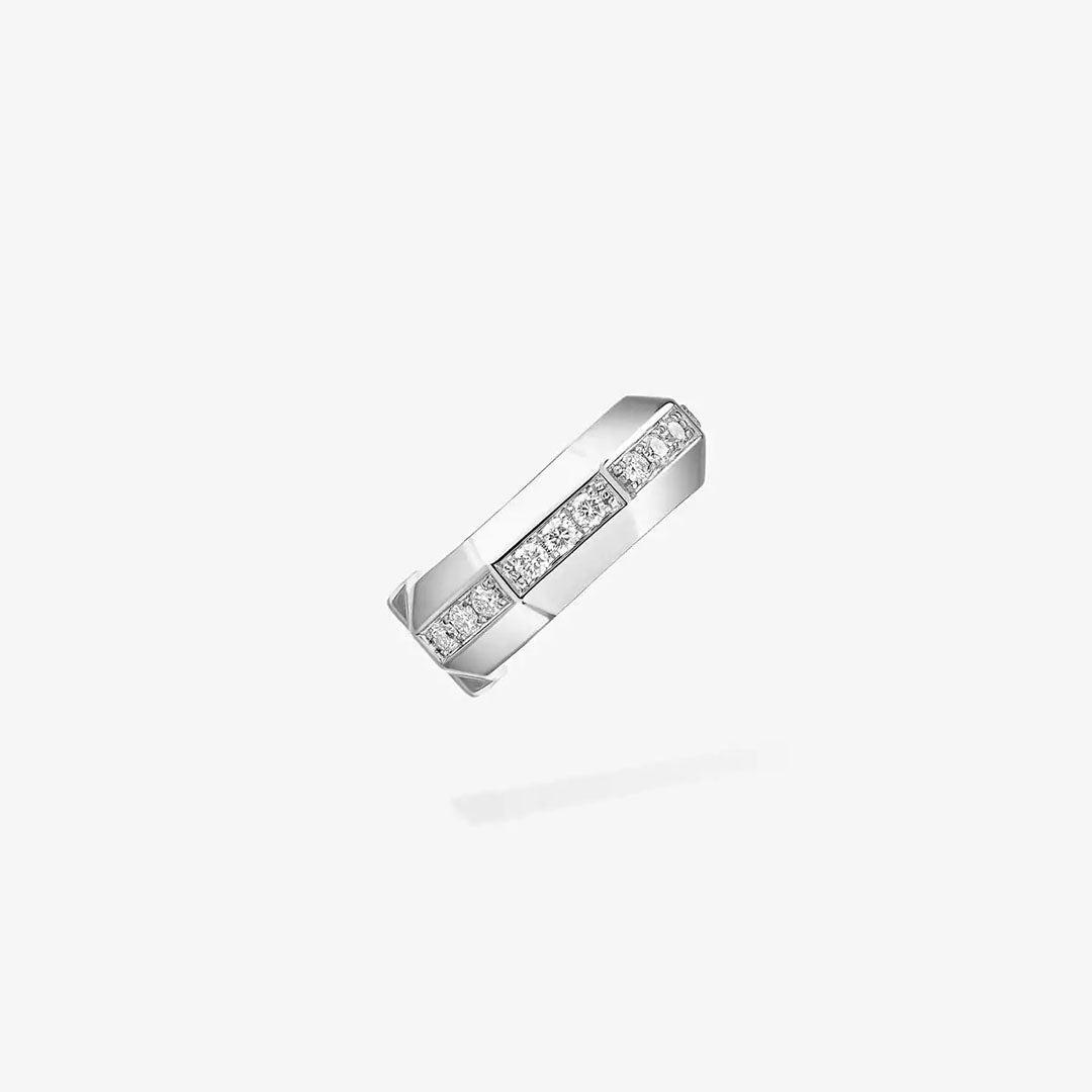 Gioiello in white gold Moderniste Clip-on earring Messika