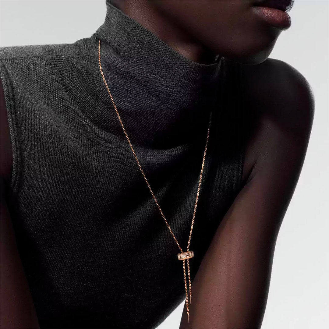 Gioiello in oro rosa Collana Moderniste Messika