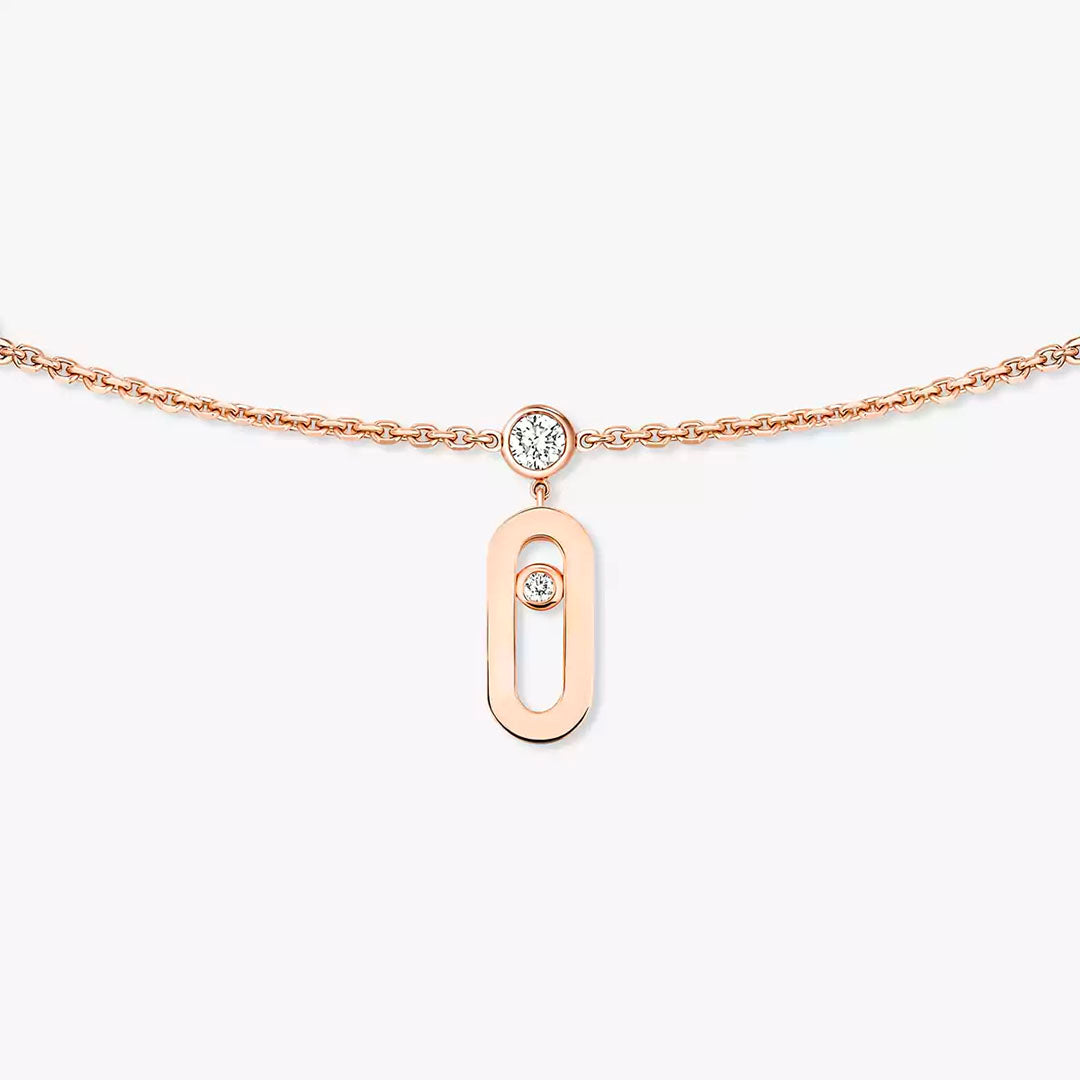 Gioiello in rose gold Move Uno Necklace Messika