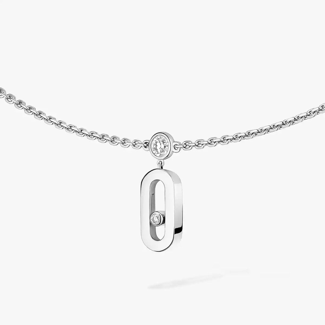 Gioiello in white gold Move Uno Necklace Messika