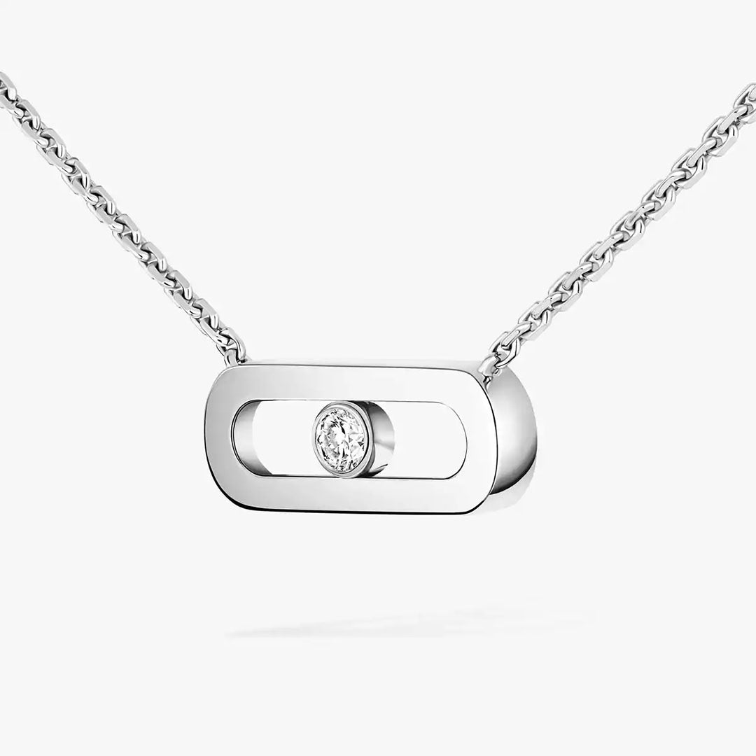 Gioiello in white gold Move Uno Necklace Messika