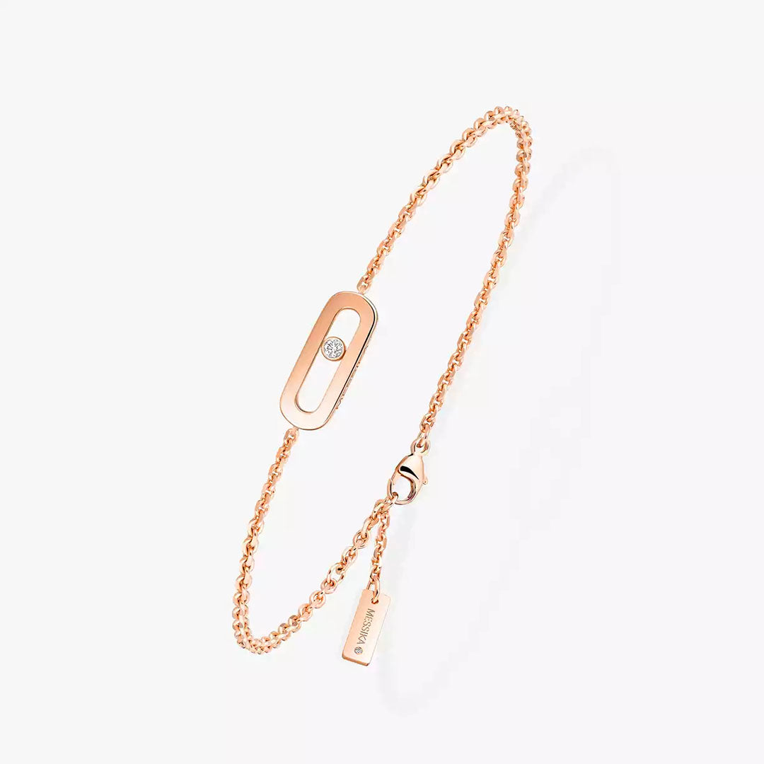Gioiello in oro rosa Bracciale Move Uno Messika