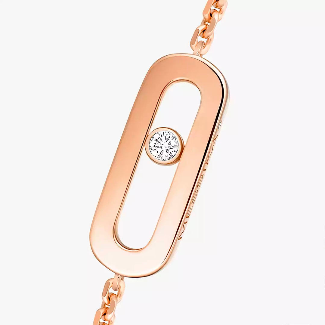 Gioiello in oro rosa Bracciale Move Uno Messika