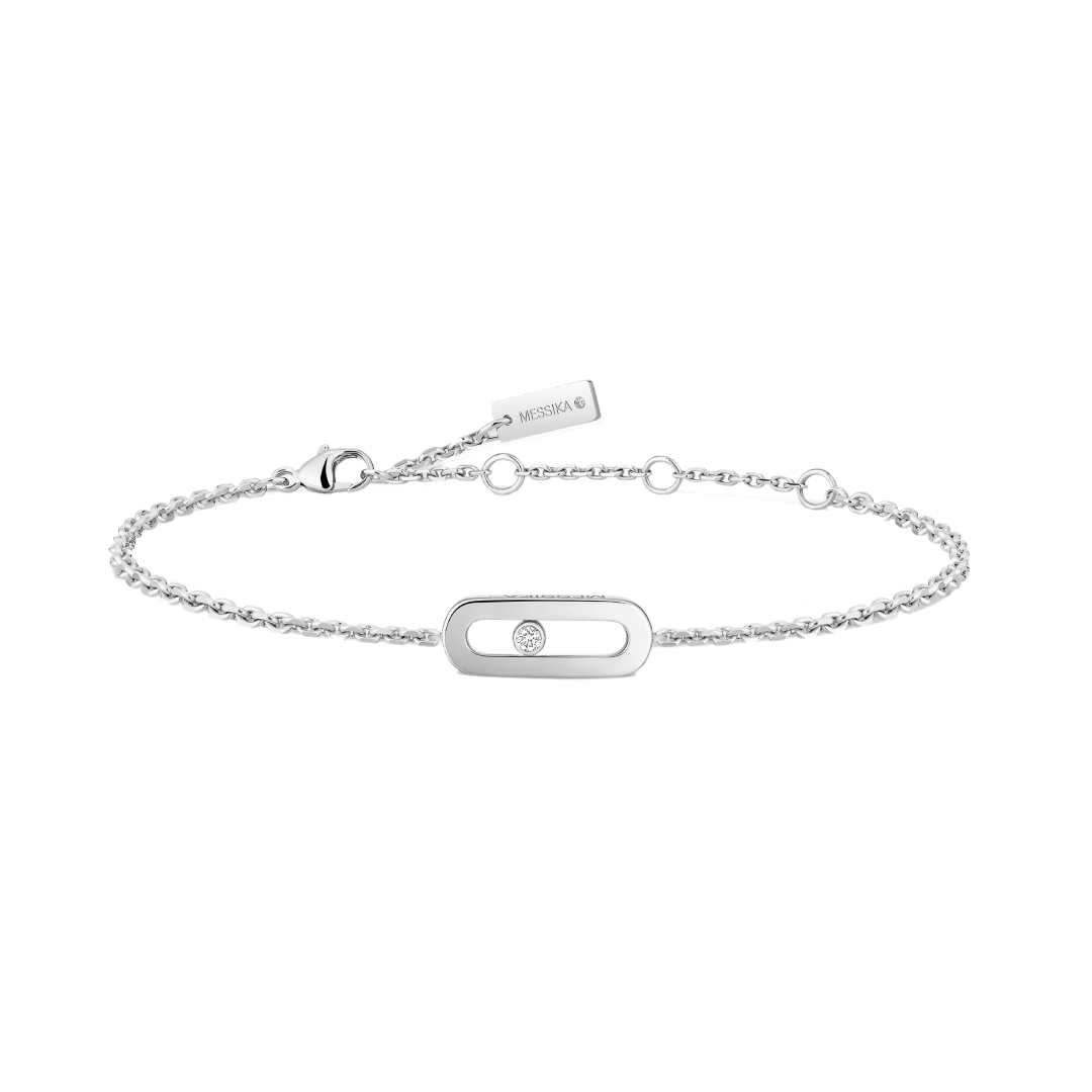 Gioiello in oro bianco Bracciale Move Uno Messika