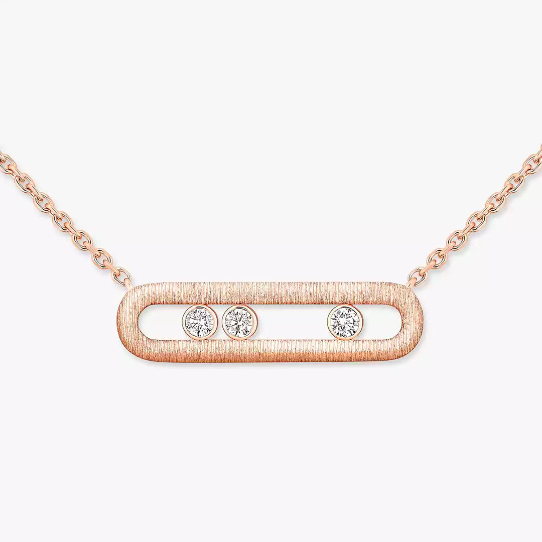 Gioiello in rose gold Move Classique Necklace Messika