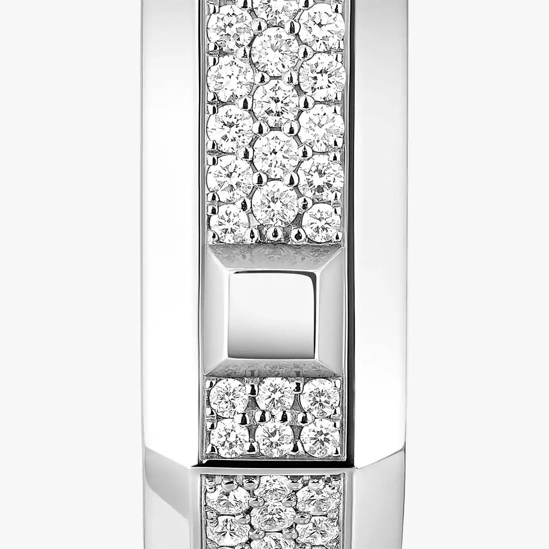 Gioiello in oro bianco Mono orecchino Moderniste Messika
