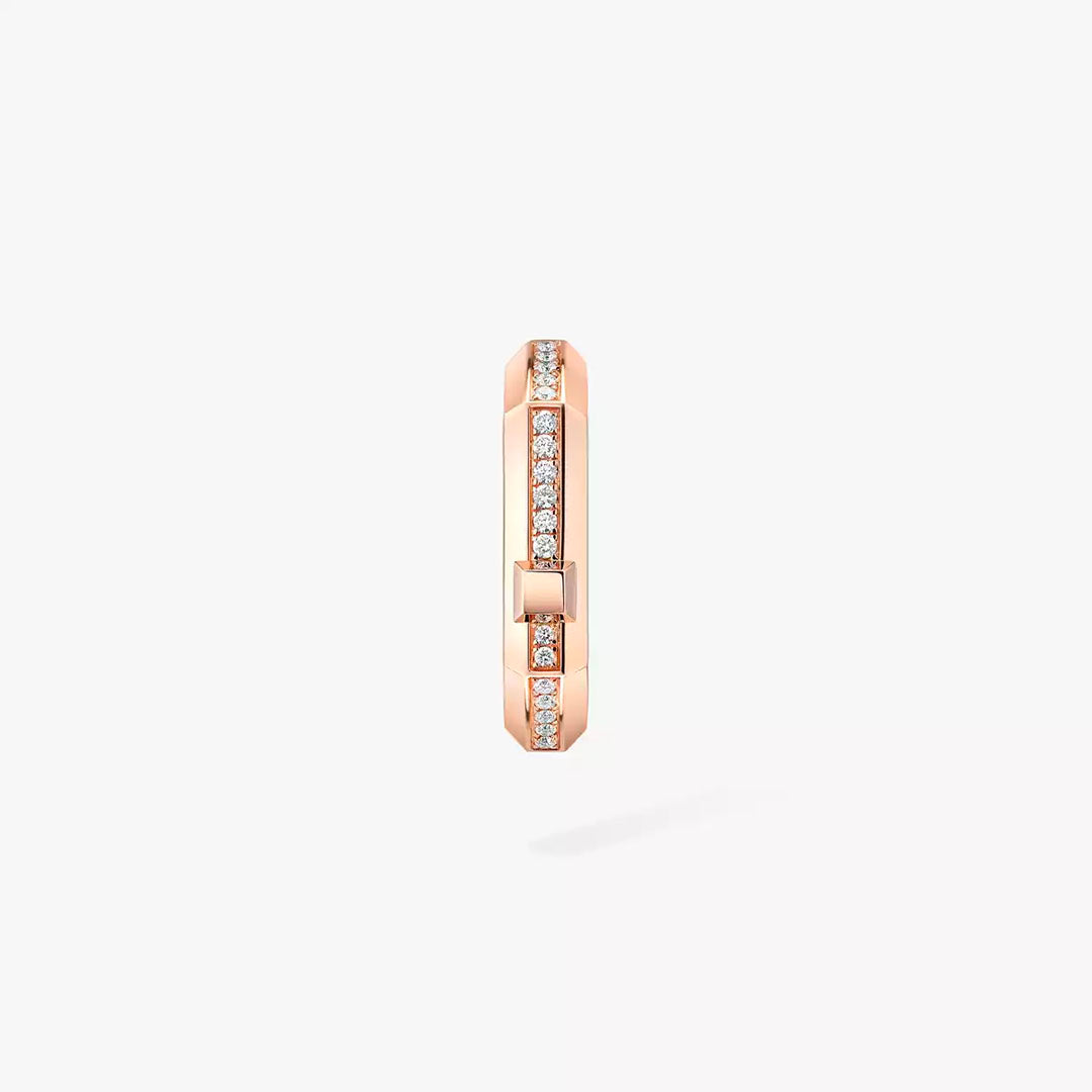 Gioiello in oro rosa Mono orecchino Moderniste Messika