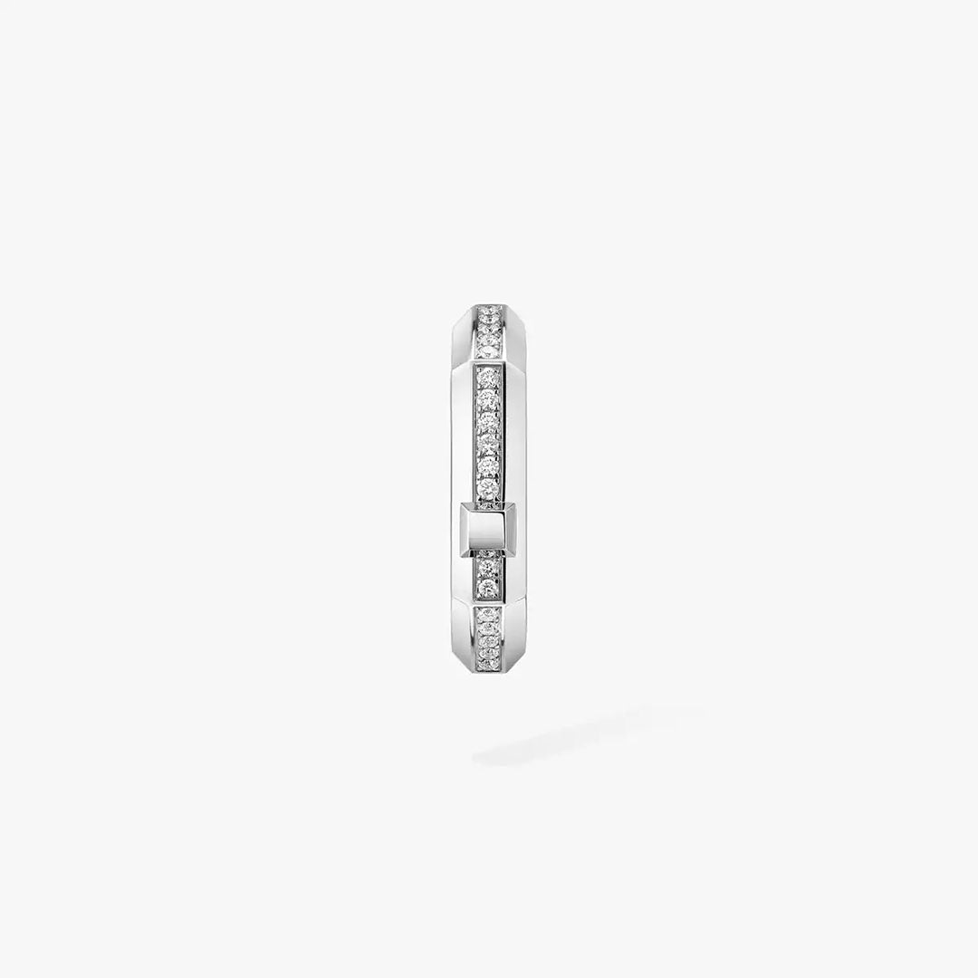 Gioiello in white gold Moderniste Single earring Messika