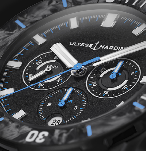 Watch in titanium Diver X The Ocean Race Diver Chronograph Ulysse nardin