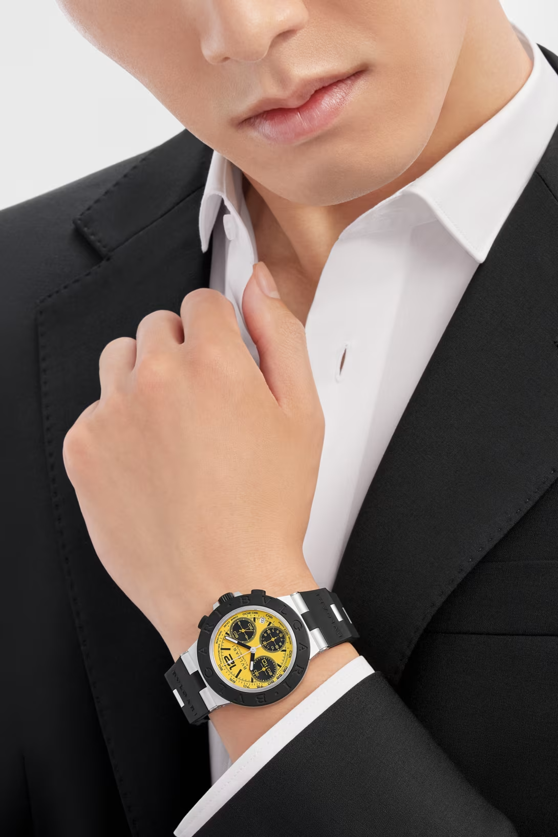 Watch in aluminum and titanium Bvlgari Aluminium Bulgari