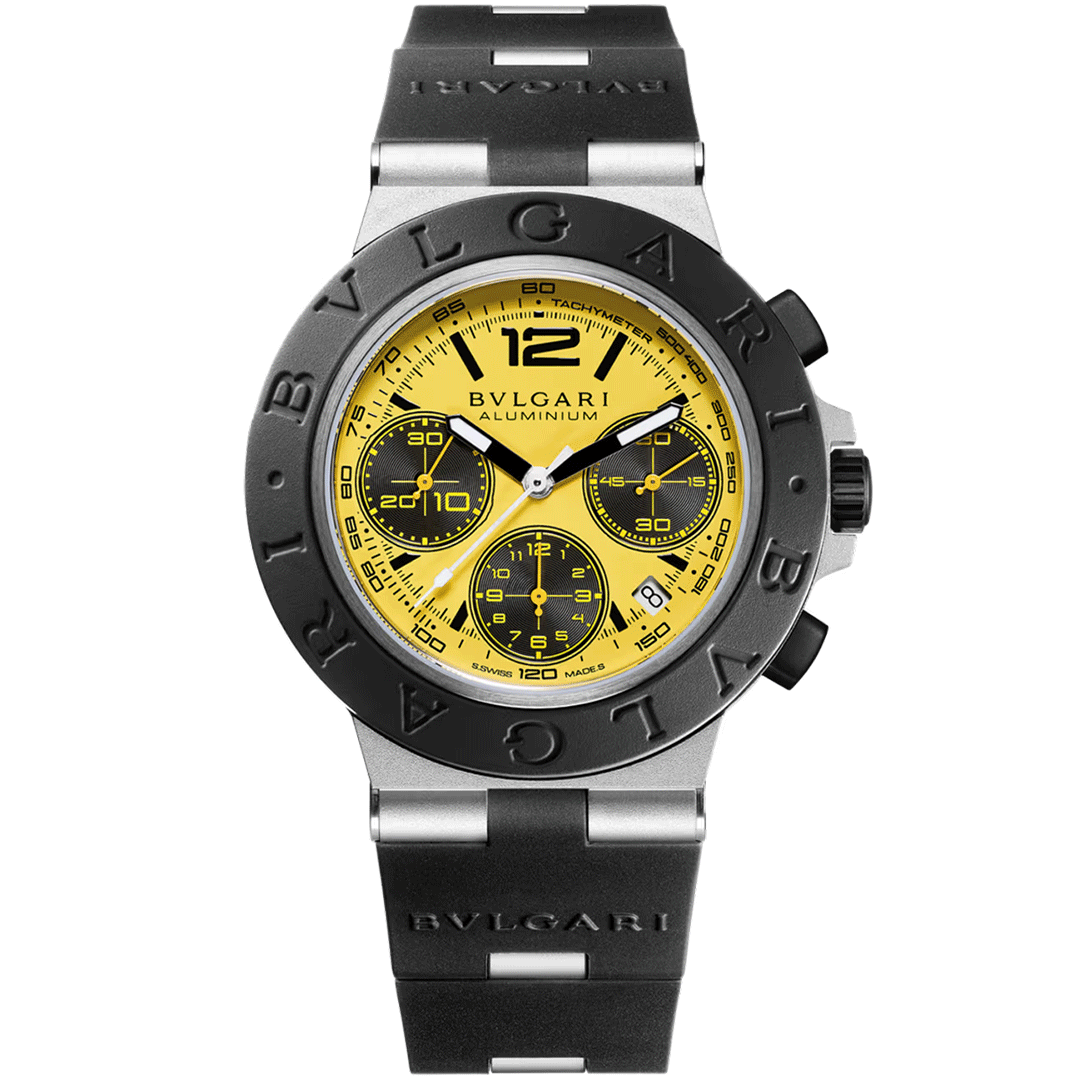 Watch in aluminum and titanium Bvlgari Aluminium Bulgari