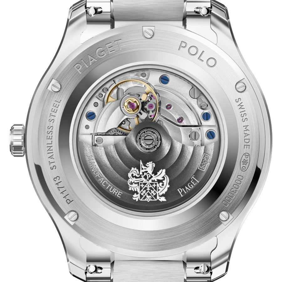 Watch in steel Piaget Polo Date Piaget