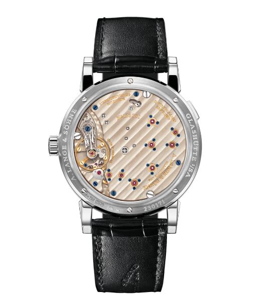 Watch in white gold Lange 1 - Moon Phase A lange sohne