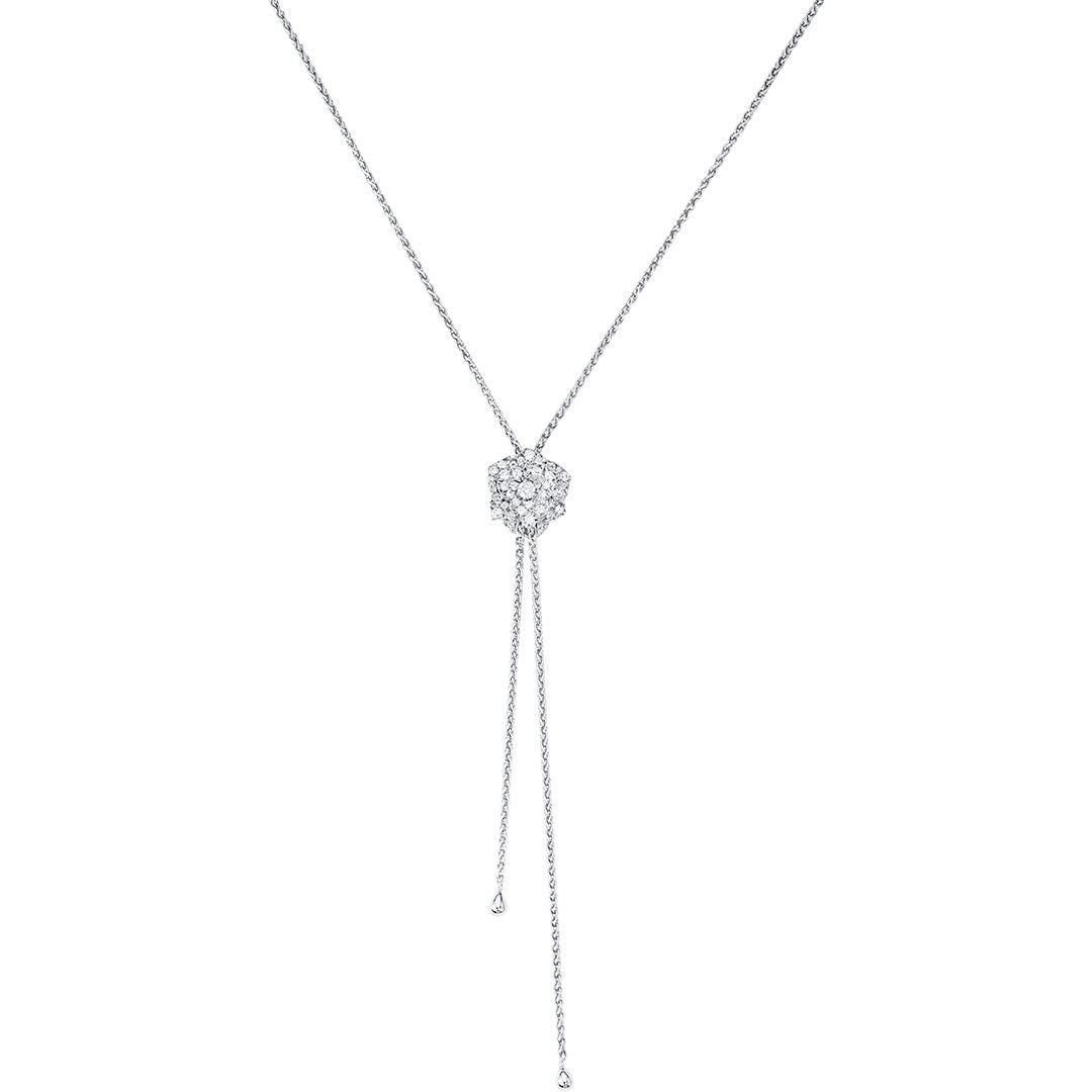 Gioiello in oro bianco Ciondolo Rose Piaget
