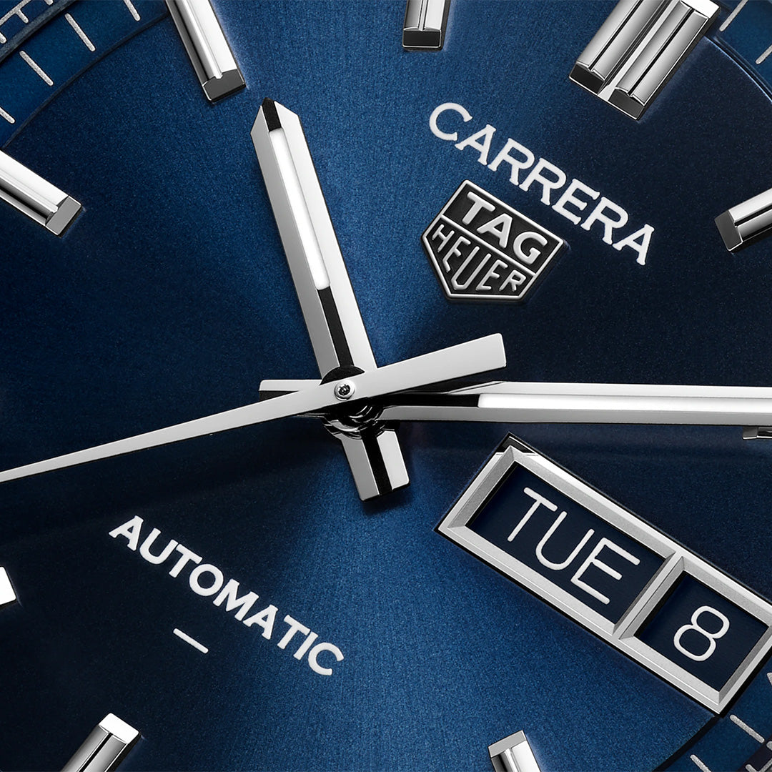Orologio in acciaio Carrera Day-Date Tag heuer