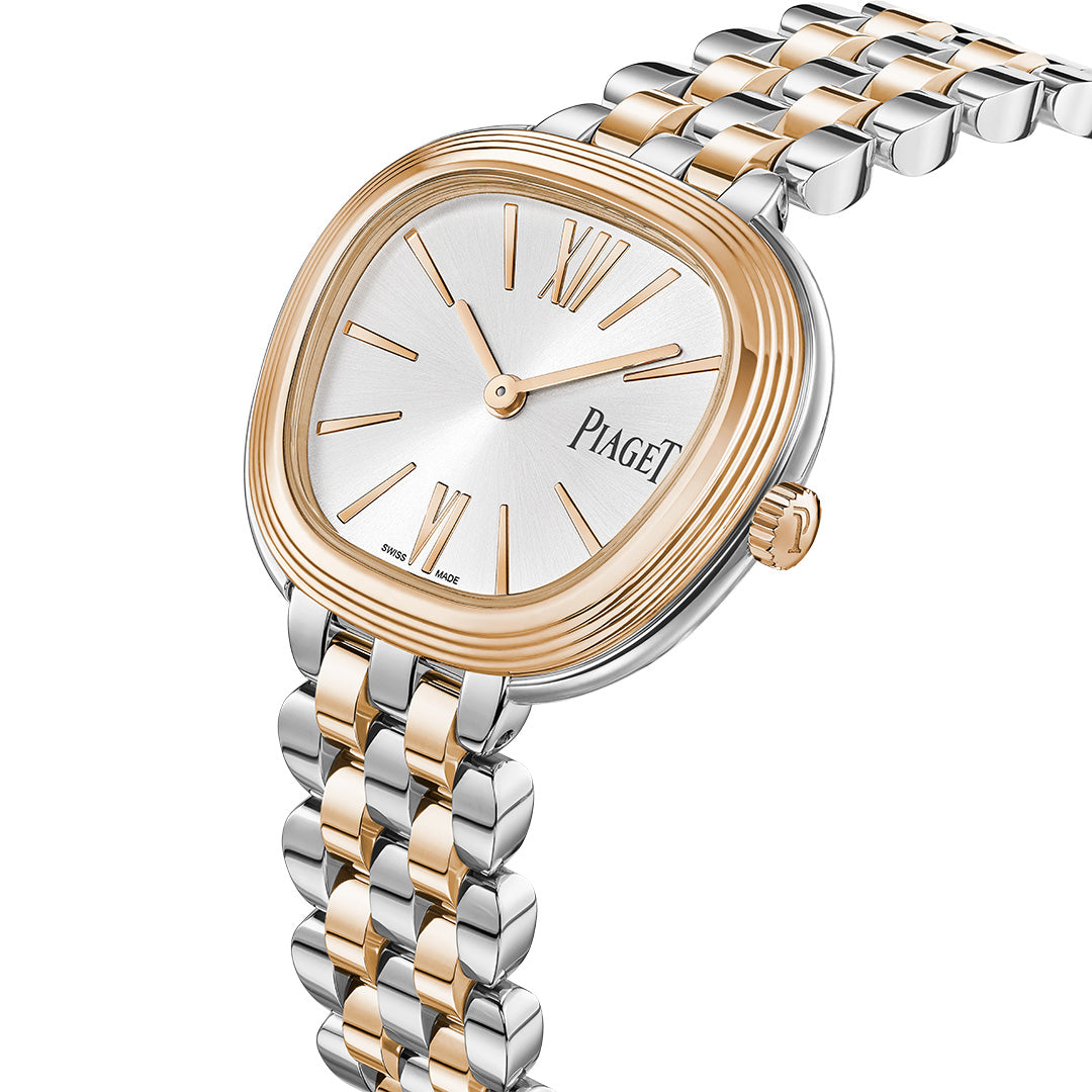 Watch in steel and rose gold Sixtie Piaget
